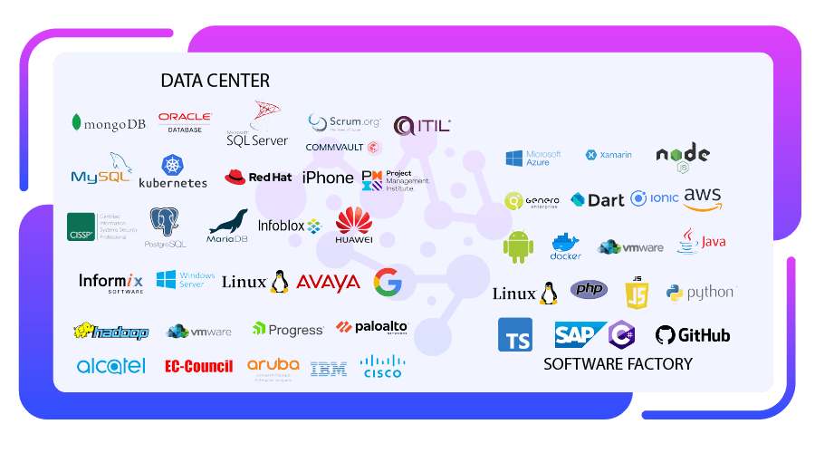 Techno Fuze diagrama nuestra experiencia en tecnologías